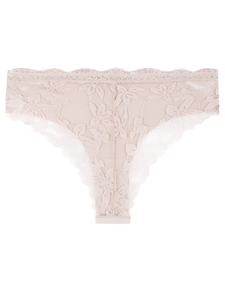 Majtki figi - Majtki bawełniane damskie figi bikini koronkowy tył 6-pak WIELOKOLOROWY  - produkt moraj.pl 4