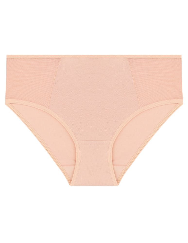 Majtki figi - Majtki damskie figi bikini z siateczką 3-pak WIELOKOLOROWY - produkt moraj.pl 4