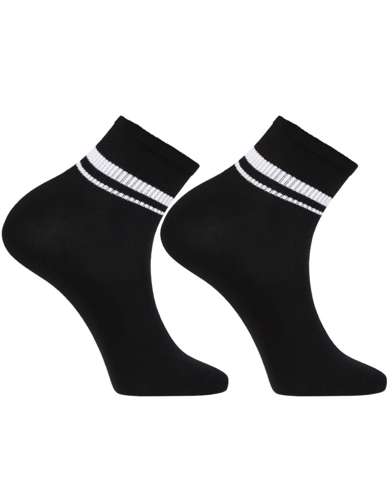 Skarpety stopki - Skarpetki bawełniane unisex 3-pak CZARNY  - produkt moraj.pl 3