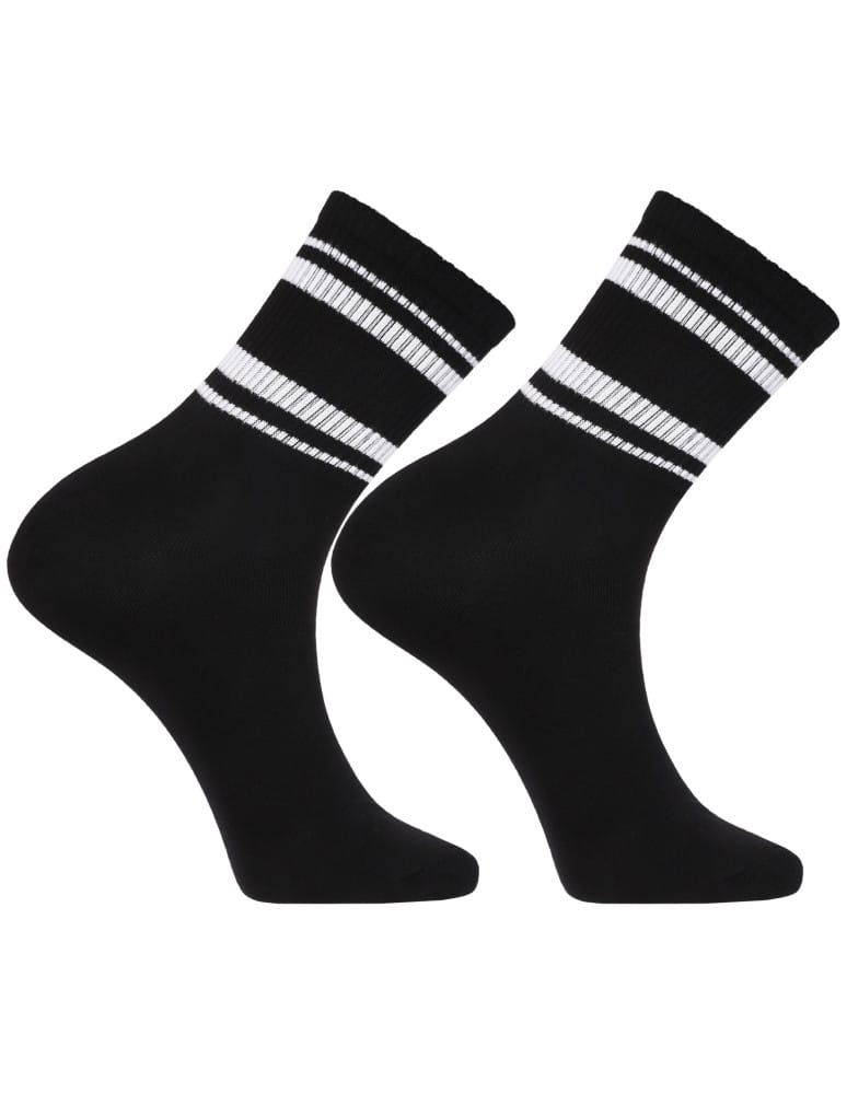 Skarpety stopki - Skarpetki bawełniane unisex 3-pak CZARNY  - produkt moraj.pl 4