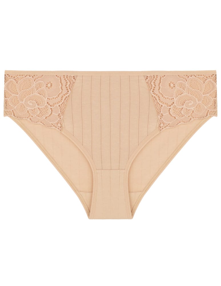 Majtki figi - Majtki damskie figi bikini z koronkowymi wstawkami 6-pak WIELOKOLOROWY - produkt moraj.pl 3