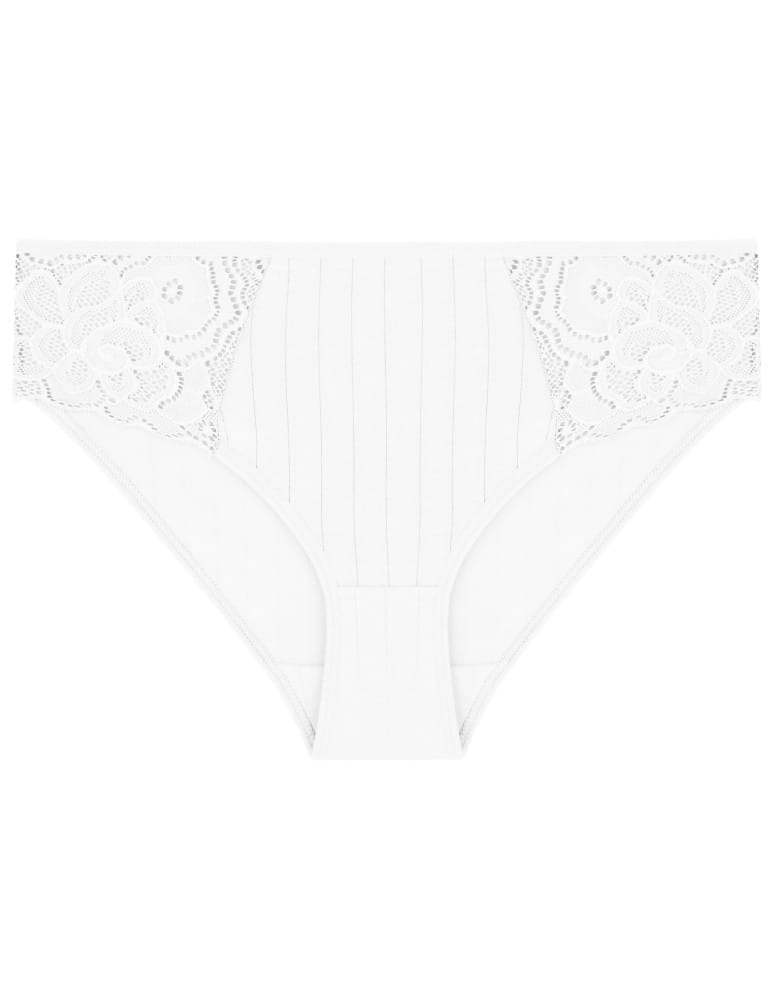 Majtki figi - Majtki damskie figi bikini z koronkowymi wstawkami 6-pak WIELOKOLOROWY - produkt moraj.pl 4