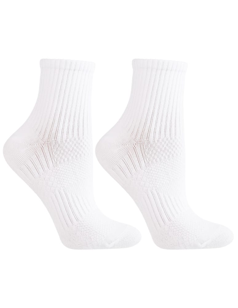 Skarpetki za kostkę - Zaawansowane skarpety sportowe unisex za kostkę BIAŁY - produkt moraj.pl 1
