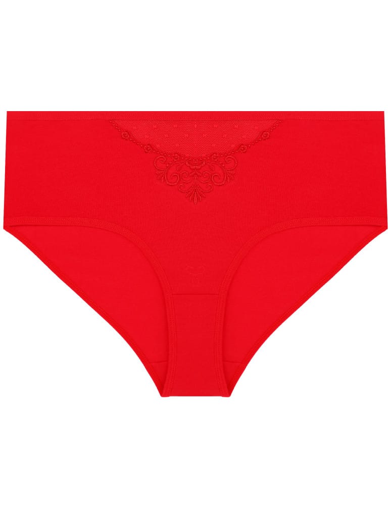 Majtki figi - Majtki figi damskie maxi bikini z siateczką i koronką 4-pak WIELOKOLOROWY  - produkt moraj.pl 2