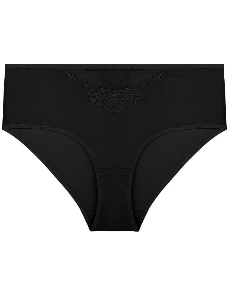 Majtki figi - Majtki figi damskie maxi bikini z siateczką i koronką 4-pak WIELOKOLOROWY  - produkt moraj.pl 5