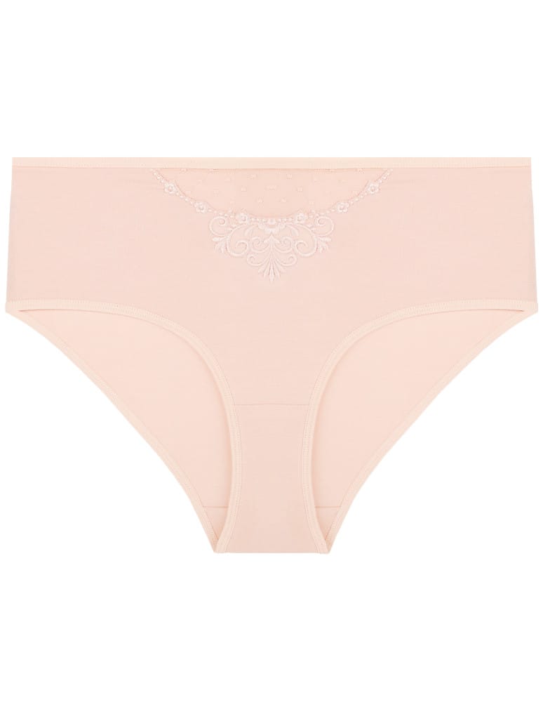 Majtki figi - Majtki figi damskie maxi bikini z siateczką i koronką 4-pak WIELOKOLOROWY  - produkt moraj.pl 6