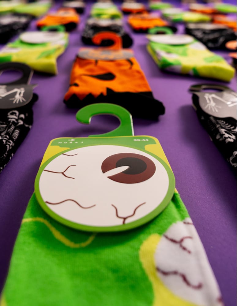 Skarpetki długie - Skarpetki męskie długie halloween ZIELONY - produkt moraj.pl 4