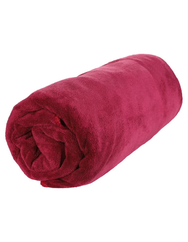 Mikrofibra - Duży ręcznik kąpielowy z mikrofibry 70x140 cm BORDOWY - produkt moraj.pl 1