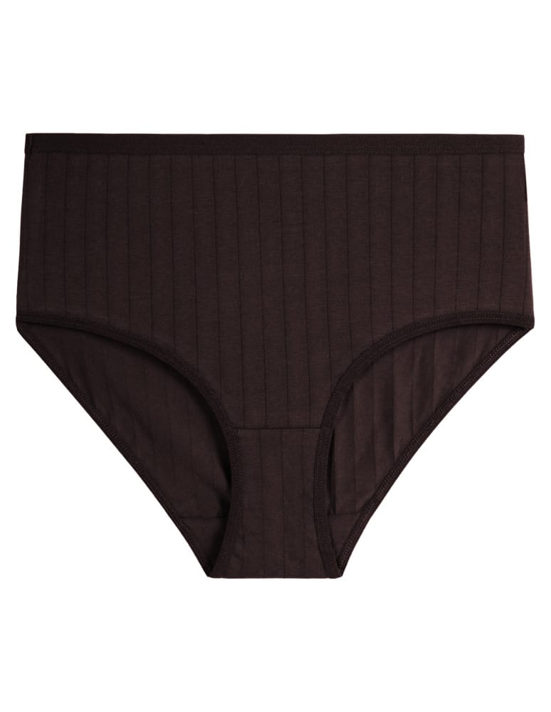 Majtki figi - Majtki damskie Plus Size maxi bikini w prążek 4-pak WIELOKOLOROWY - produkt moraj.pl 4