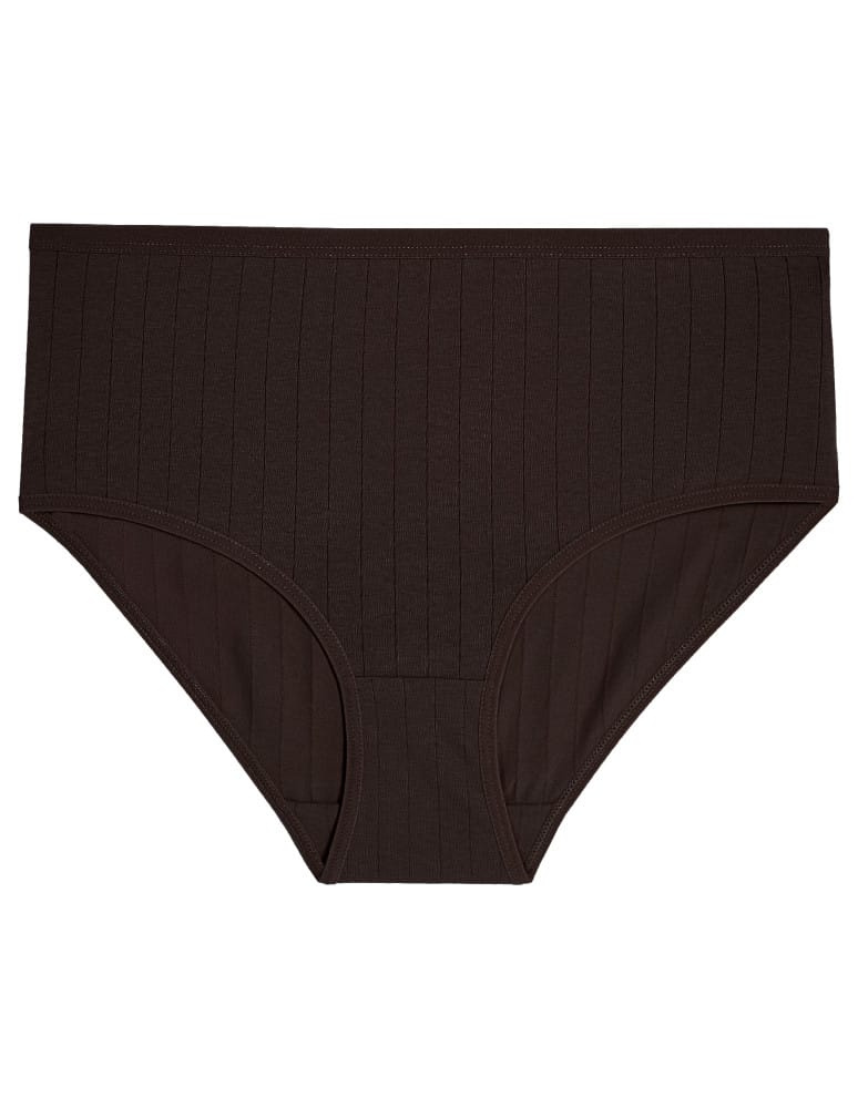 Majtki figi - Majtki damskie maxi bikini w prążek Plus Size 6-pak WIELOKOLOROWY  - produkt moraj.pl 2