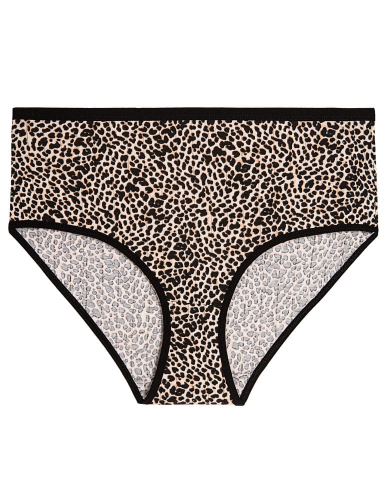 Majtki figi - Majtki damskie maxi bikini w prążek Plus Size 6-pak WIELOKOLOROWY  - produkt moraj.pl 3