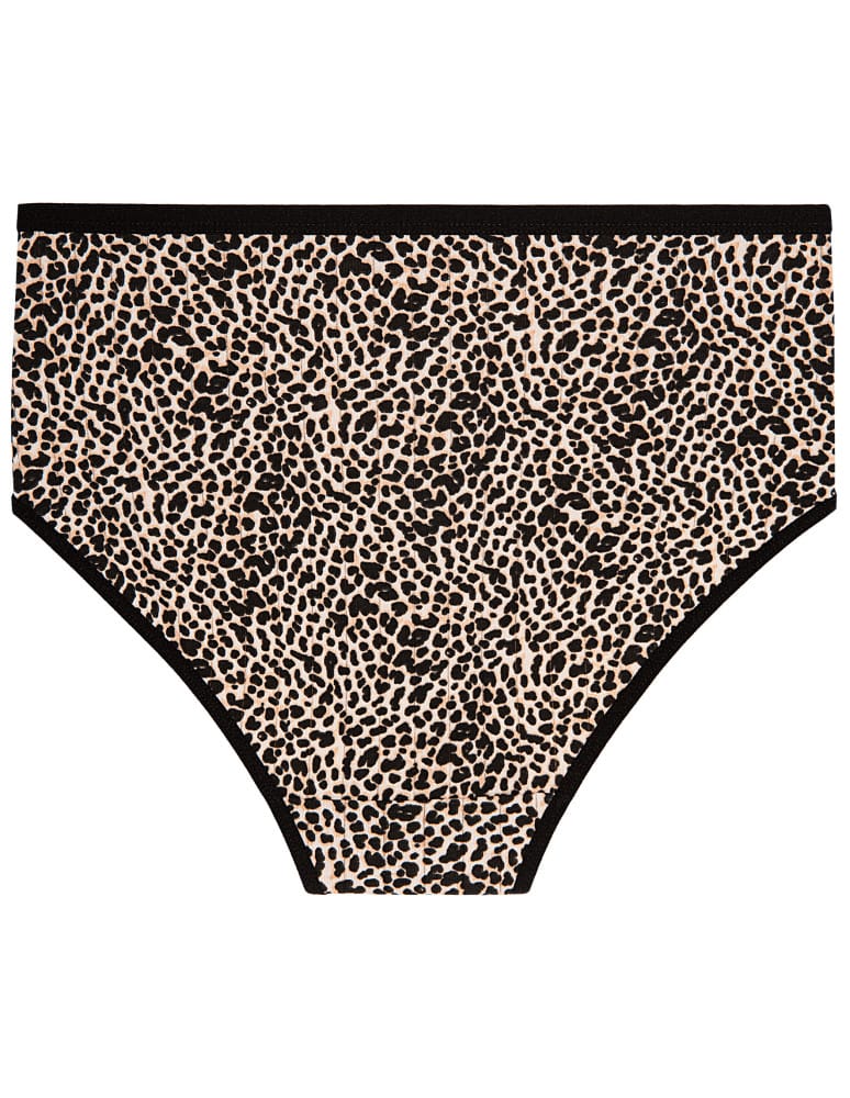 Majtki figi - Majtki damskie maxi bikini w prążek Plus Size 6-pak WIELOKOLOROWY  - produkt moraj.pl 4