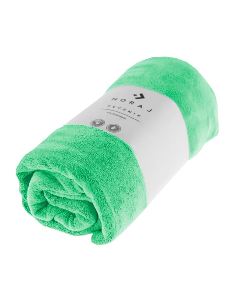 Mikrofibra - Mały ręcznik z mikrofibry 50x100 cm ZIELONY - produkt moraj.pl 1