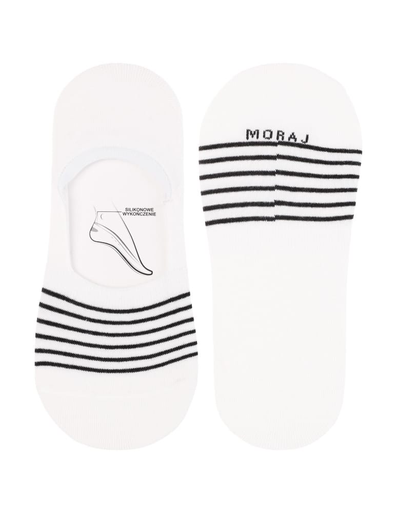 Niskie stopki - Niskie stopki damskie basic w paski 12-pak WIELOKOLOROWY  - produkt moraj.pl 2