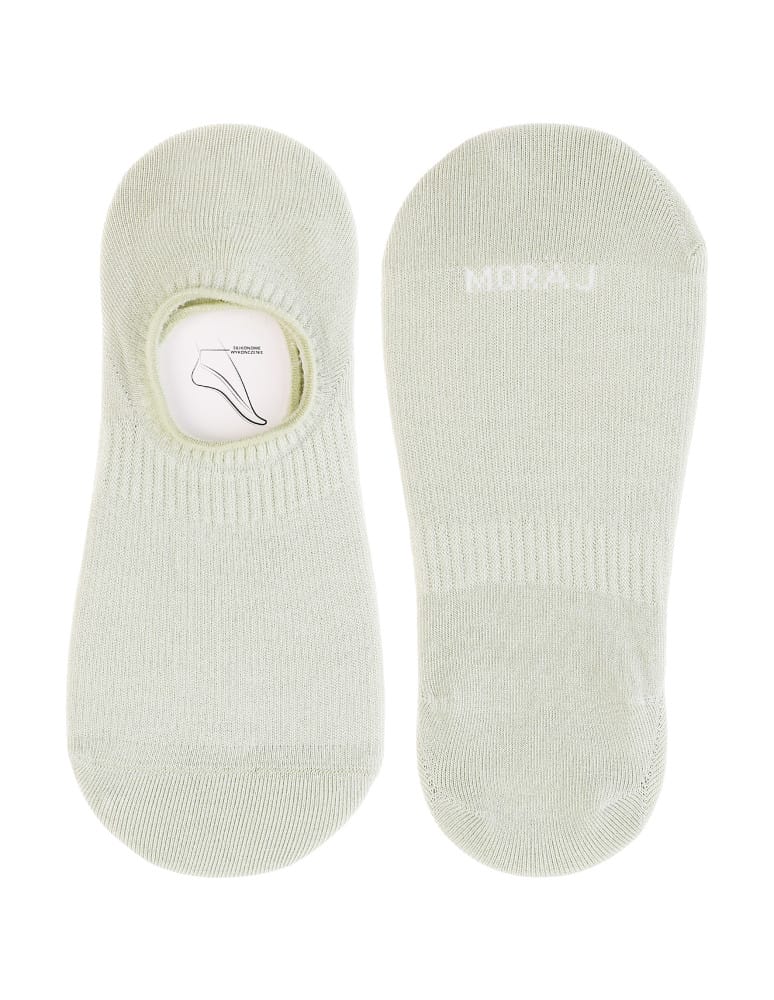 Niskie stopki - Stopki damskie klasyczne z lyocellu w pastelowych kolorach WIELOKOLOROWY  - produkt moraj.pl 3