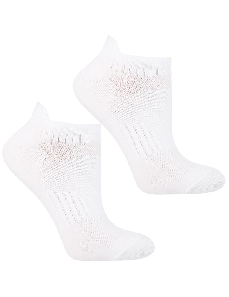 Stopki damskie - Skarpety stopki do sportu unisex BIAŁY - produkt moraj.pl 1