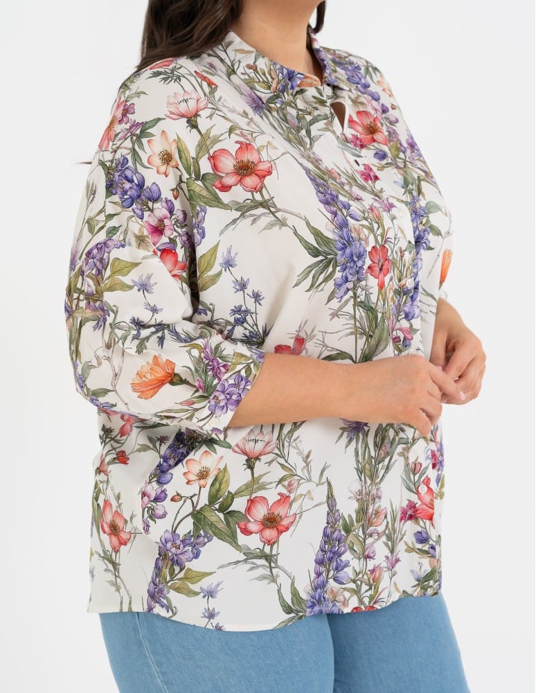 Koszule - Koszula damska oversize lekka ze 100% wiskozy WZ&Oacute;R 1  - produkt moraj.pl 14