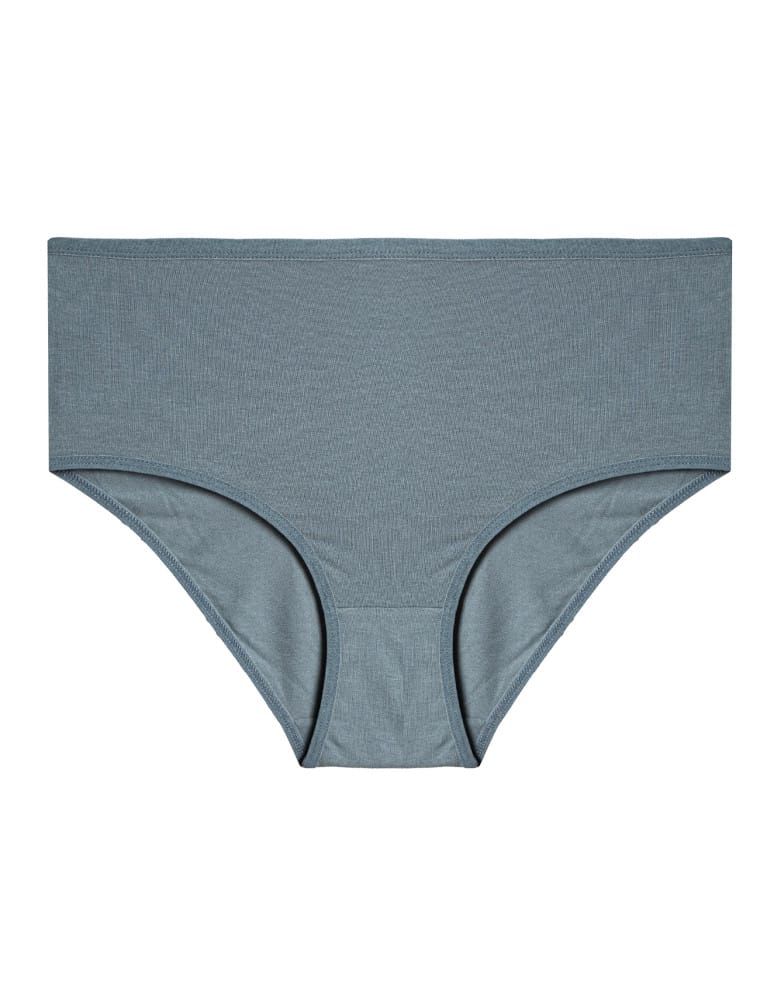 Majtki z wysokim stanem - Majtki damskie maxi bikini wygodne z modalu wysoki stan 3-pak WIELOKOLOROWY  - produkt moraj.pl 2