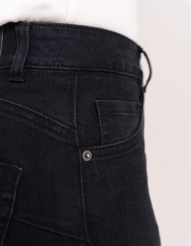 Spodnie damskie - Jeansy damskie skinny z wysokim stanem - produkt moraj.pl 7