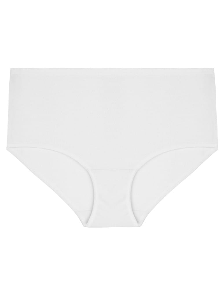 Majtki figi - Majtki damskie maxi bikini z modalu wysoki stan 4-pak WIELOKOLOROWY - produkt moraj.pl 5