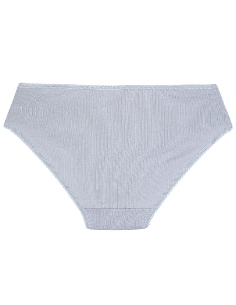 Majtki figi - Wygodne figi damskie bikini bawełniane gładkie i wzorzyste w kwiatki zestaw 6-pak WIELOKOLOROWY - produkt moraj.pl 3