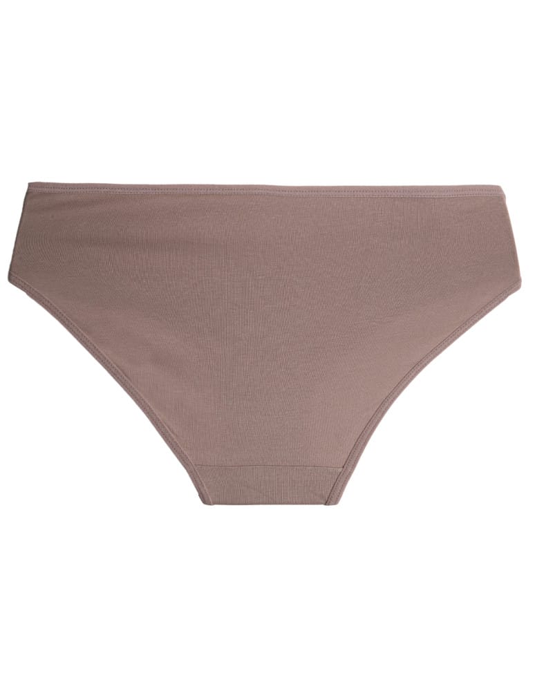 Majtki figi - Majtki damskie bikini z miękkiego modalu figi z koronkowym pasem 3-pak WIELOKOLOROWY - produkt moraj.pl 3