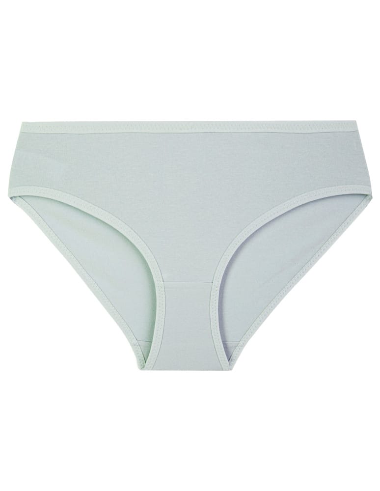 Majtki figi - Figi damskie bikini bawełniane klasyczne gładkie w pastelowych kolorach 3-pak WIELOKOLOROWY - produkt moraj.pl 2