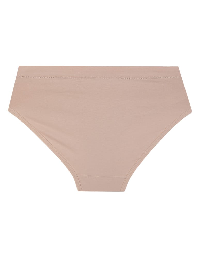 Majtki figi - Figi damskie bikini bawełniane klasyczne gładkie majtki basic 3-pak WIELOKOLOROWY  - produkt moraj.pl 3
