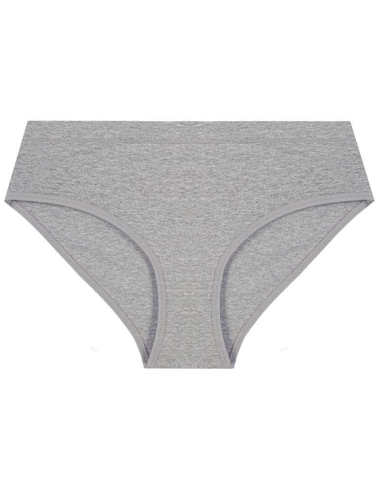 Majtki figi - Figi damskie bikini bawełniane klasyczne gładkie majtki basic 3-pak WIELOKOLOROWY  - produkt moraj.pl 4