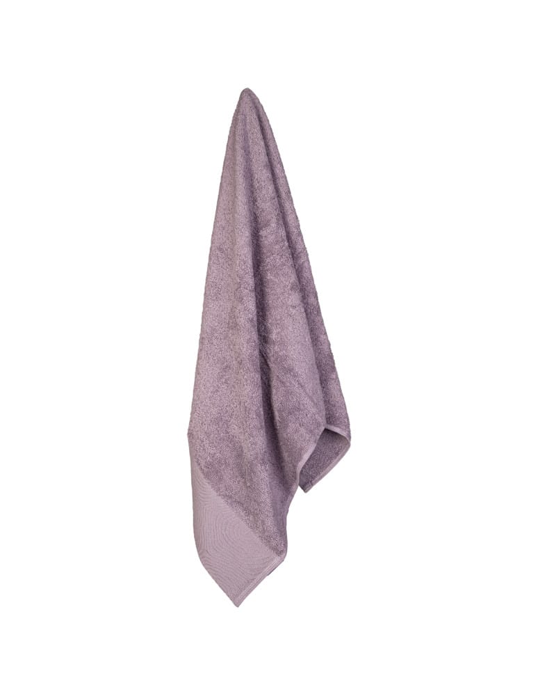 Kąpielowe - Ręcznik łazienkowy bawełniany 50x100 cm miękki i chłonny z żakardową bordiurą lurex JASNY FIOLET - produkt moraj.pl 4
