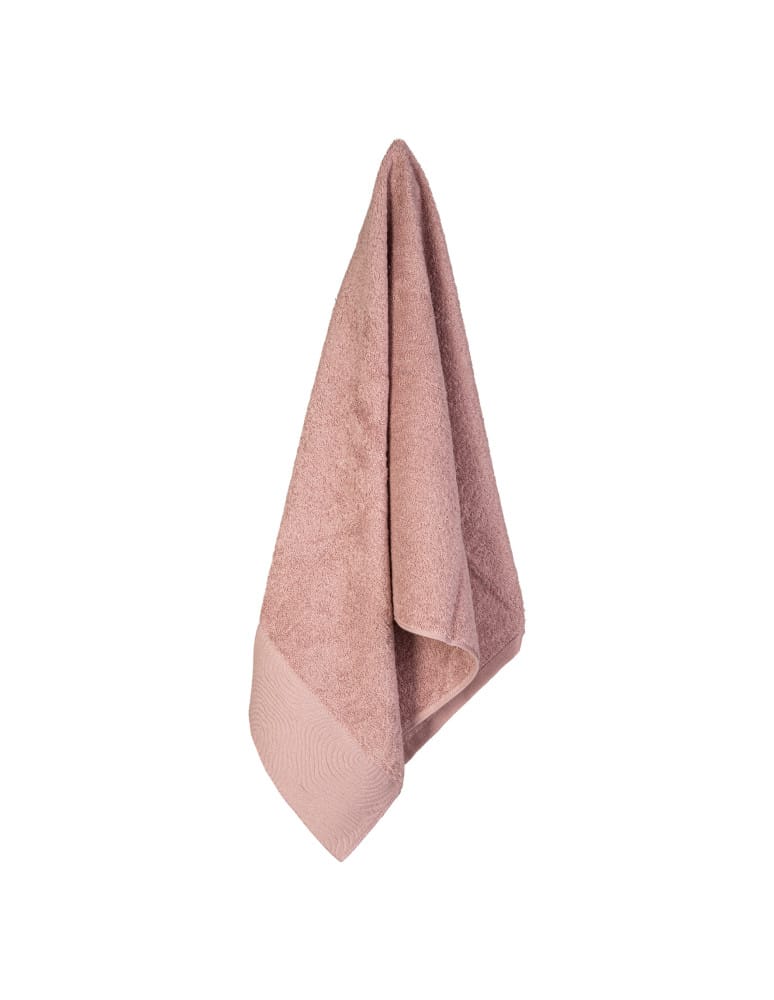 Kąpielowe - Ręcznik łazienkowy bawełniany 50x100 cm miękki i chłonny z żakardową bordiurą lurex R&Oacute;ŻOWY  - produkt moraj.pl 3