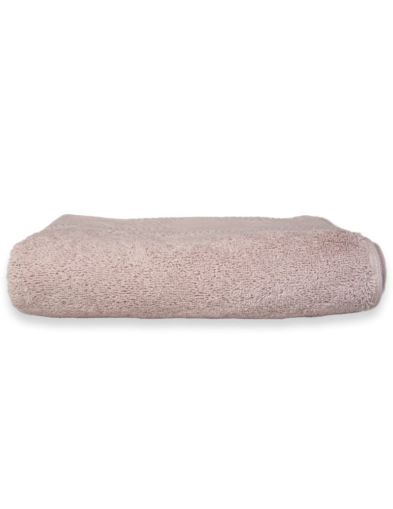 Kąpielowe - Ręcznik łazienkowy bawełniany 50x100 cm miękki i chłonny z żakardową bordiurą lurex JASNY R&Oacute;Ż  - produkt moraj.pl 4