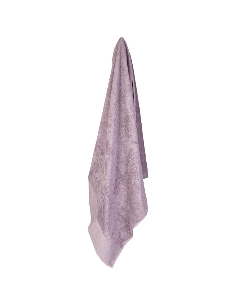 Kąpielowe - Ręcznik kąpielowy bawełniany 70x140 chłonny duży z błyszczącą nitką lurex JASNY FIOLET - produkt moraj.pl 5