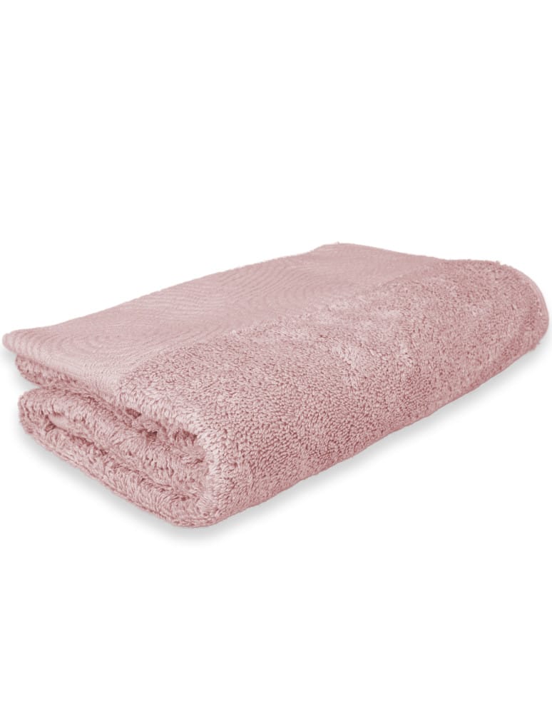 Kąpielowe - Ręcznik łazienkowy bawełniany 50x100 cm miękki i chłonny z żakardową bordiurą lurex R&Oacute;ŻOWY  - produkt moraj.pl 5
