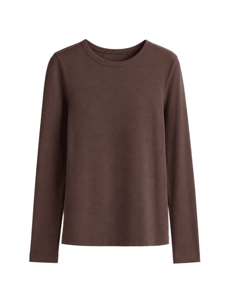 Bluzki z długim rękawem - Gładkie bluzki damskie longsleeve dopasowane Wielopak z długim rękawem 3-pak S   - produkt moraj.pl 2