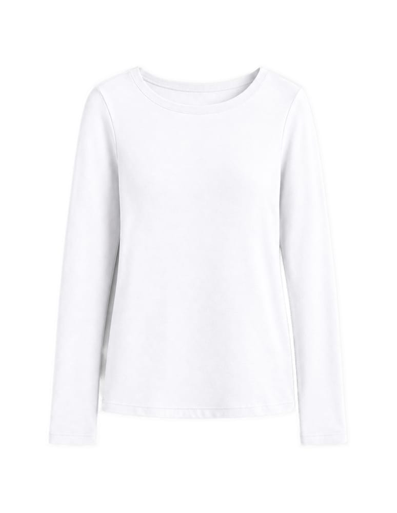 Bluzki z długim rękawem - Bluzki damskie z długim rękawem bawełniane gładkie zestaw 3-pak 3XL - produkt moraj.pl 4