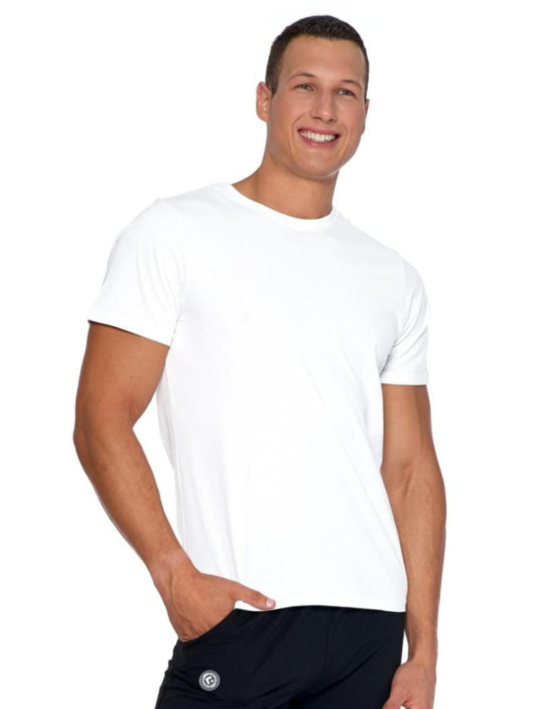 Koszulki i Tank Topy - Koszulka męska bawełniana krótki rękaw T-shirt Plus Size BIAŁY - produkt moraj.pl 5