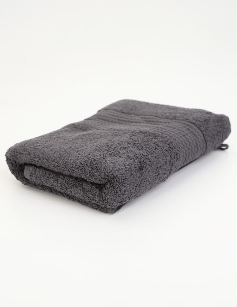 Nowości - Ręcznik łazienkowy bawełniany frotte 50x100 cm miękki i chłonny SZARY - produkt moraj.pl 3