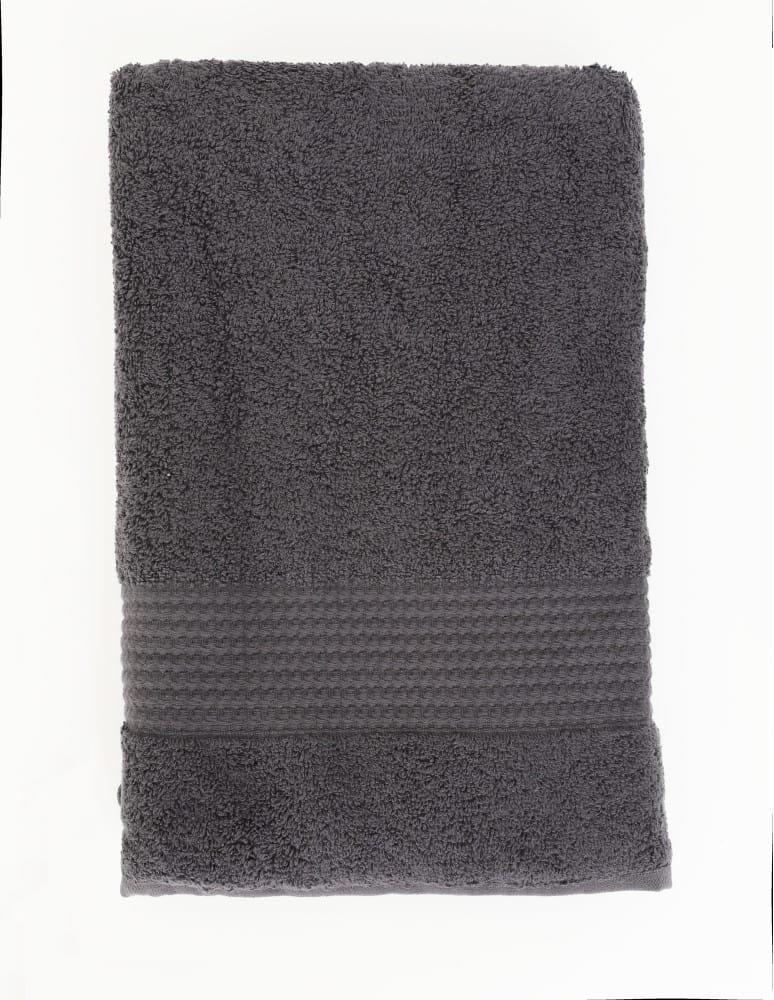 Kąpielowe - Bawełniany ręcznik kąpielowy 70x140 frotte chłonny i miękki w dotyku SZARY - produkt moraj.pl 2