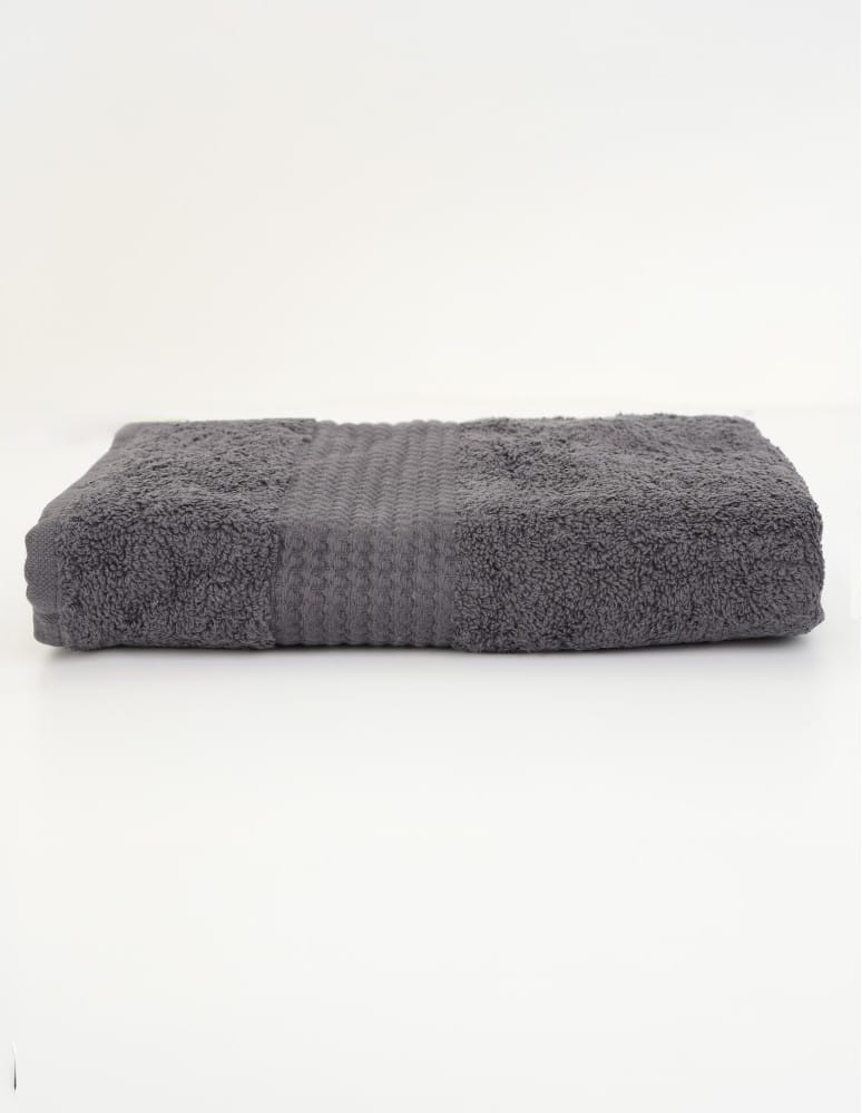 Nowości - Ręcznik łazienkowy bawełniany frotte 50x100 cm miękki i chłonny SZARY - produkt moraj.pl 5
