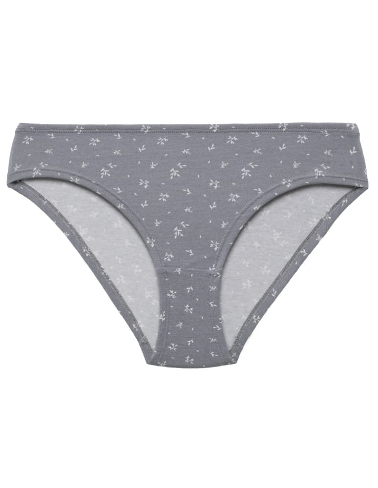 Majtki figi - Figi bikini bawełniane damskie gładkie i we wzory wielopak majtek damskich 5-pak WIELOKOLOROWY  - produkt moraj.pl 3
