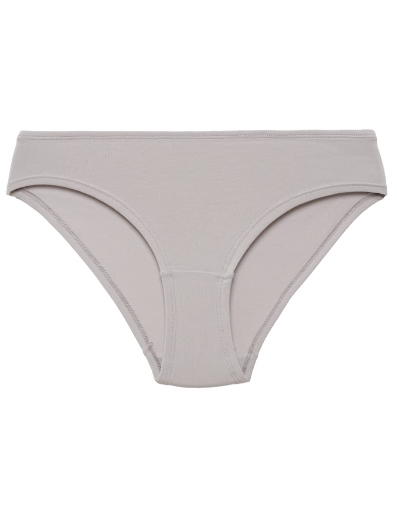 Majtki figi - Figi bikini bawełniane damskie gładkie i we wzory wielopak majtek damskich 5-pak WIELOKOLOROWY  - produkt moraj.pl 5