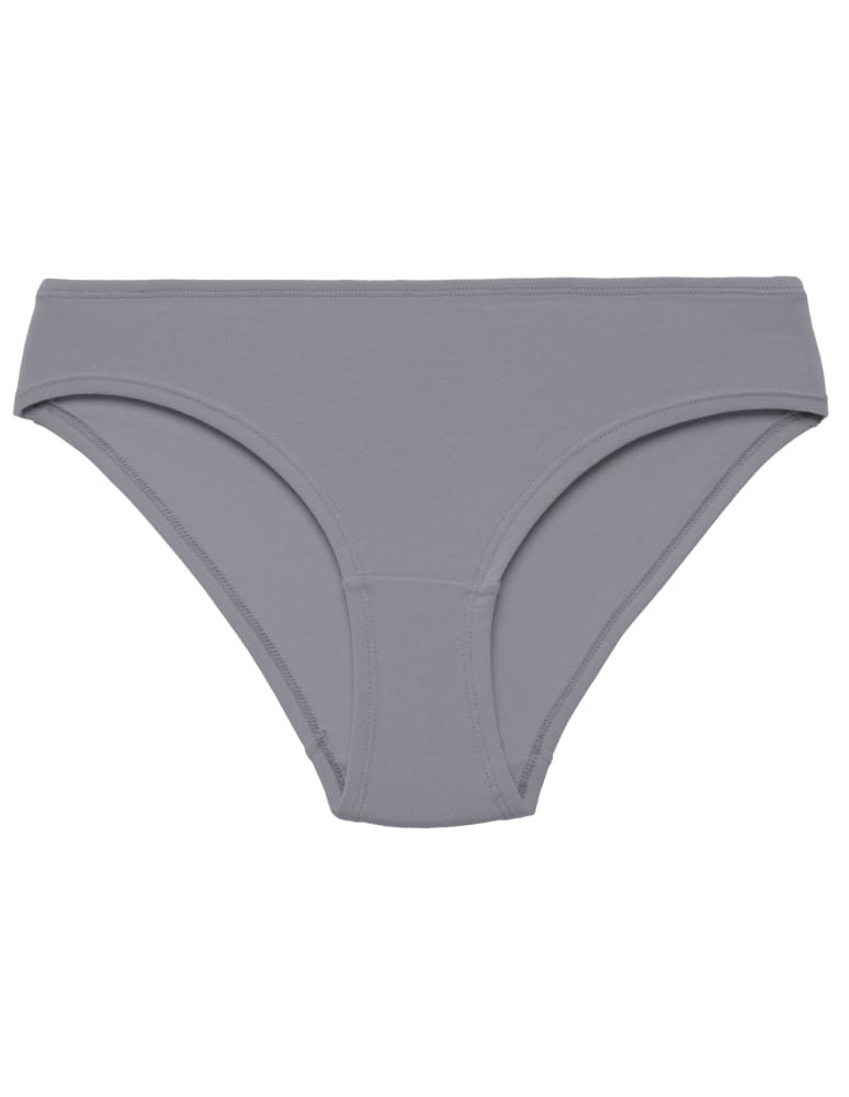 Majtki figi - Figi bikini bawełniane damskie gładkie i we wzory wielopak majtek damskich 5-pak WIELOKOLOROWY  - produkt moraj.pl 7