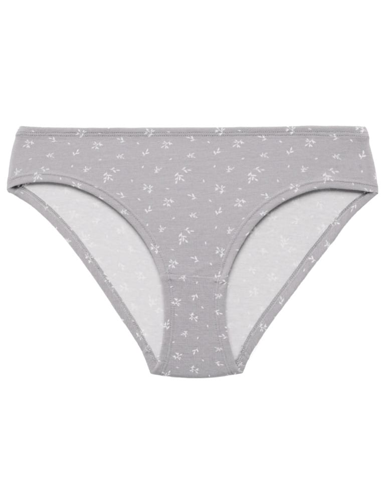 Majtki figi - Figi bikini bawełniane damskie gładkie i we wzory wielopak majtek damskich 5-pak WIELOKOLOROWY  - produkt moraj.pl 8