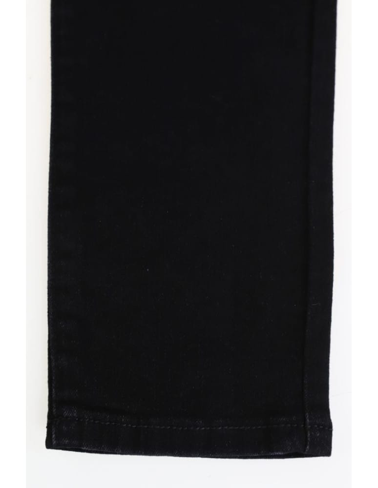 Spodnie damskie - Spodnie damskie jeansowe mom fit CZARNY  - produkt moraj.pl 7