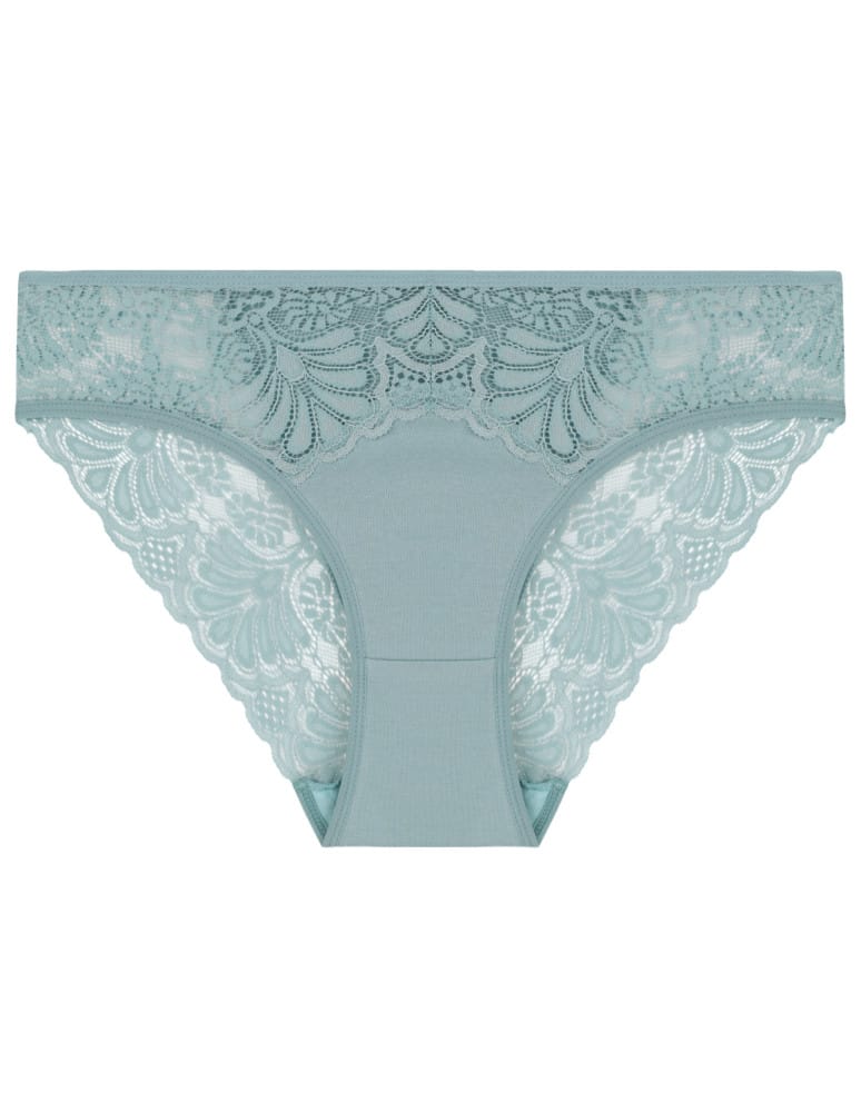 Majtki figi - Majtki damskie figi bikini wykończone koronką 6-pak WIELOKOLOROWY - produkt moraj.pl 2