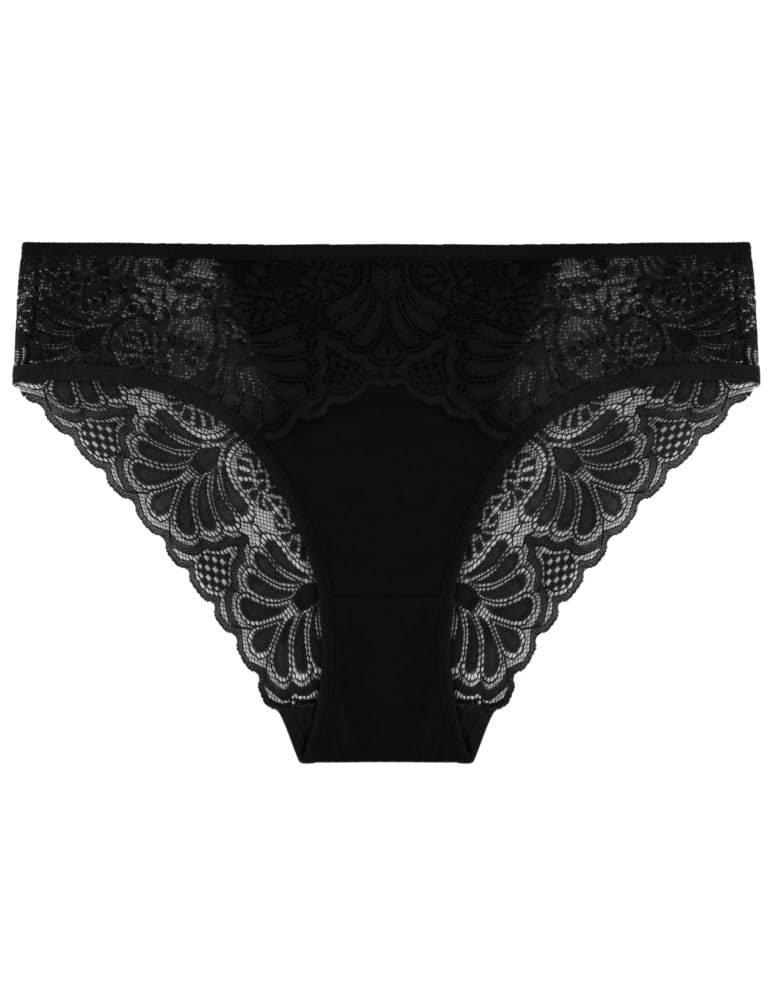 Majtki figi - Majtki damskie figi bikini wykończone koronką 6-pak WIELOKOLOROWY - produkt moraj.pl 3