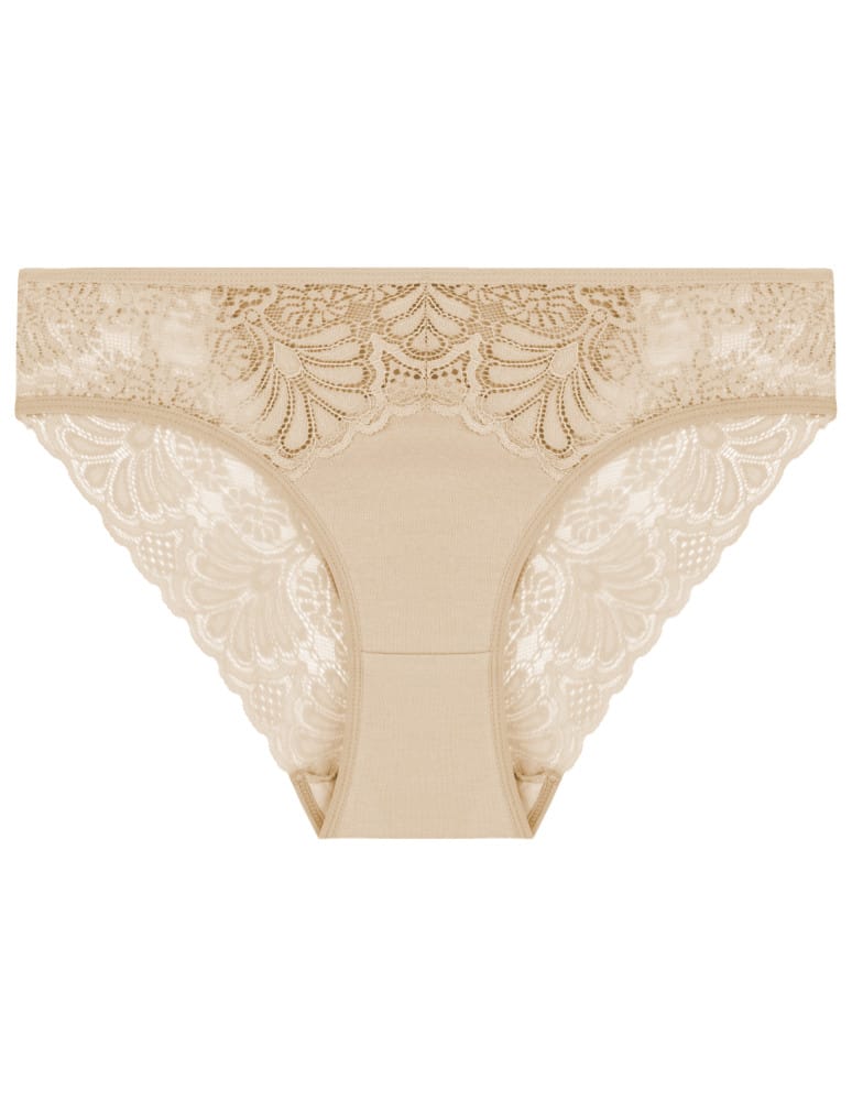 Majtki figi - Majtki damskie figi bikini wykończone koronką 6-pak WIELOKOLOROWY - produkt moraj.pl 4