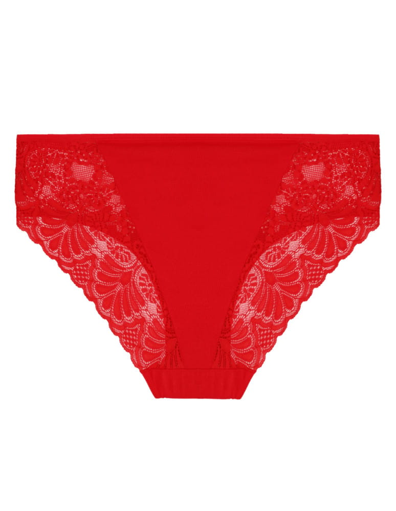 Majtki figi - Majtki damskie figi bikini wykończone koronką 6-pak WIELOKOLOROWY - produkt moraj.pl 7