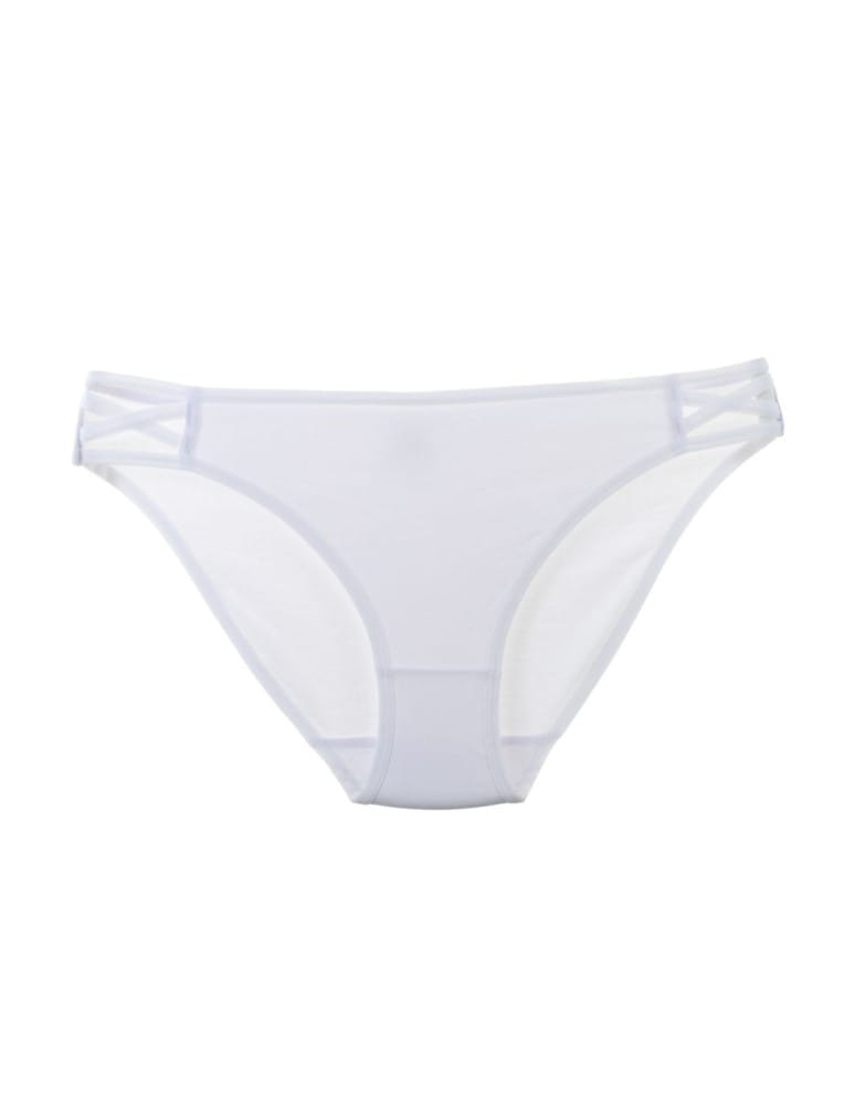Majtki figi - Majtki damskie figi bikini bawełniane klasyczne 6-pak WIELOKOLOROWY  - produkt moraj.pl 3